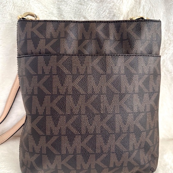 Michael Kors Black and Tan Crossbody Bag - Picture 3 of 8